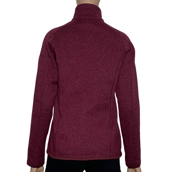 Patagonia Better Sweater Women's Maroon 1/4 Zip Pullover XS - Picture 8 of 13